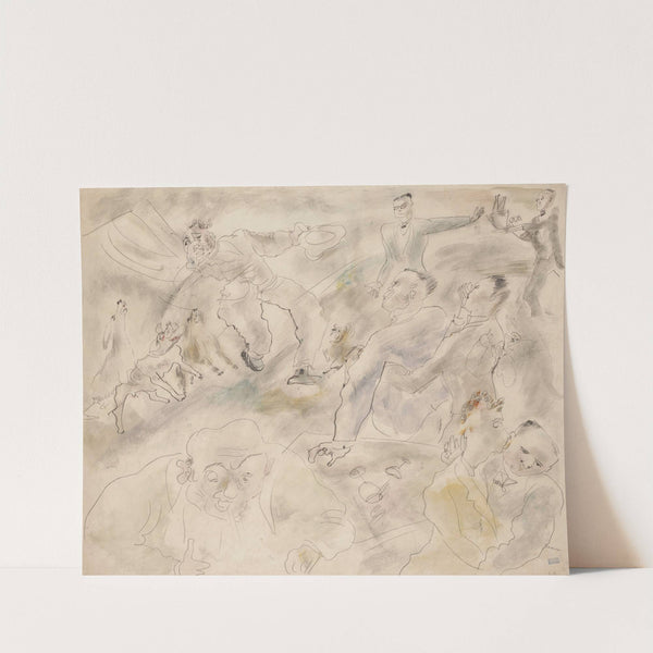 Lazare et le mauvais riche by Jules Pascin