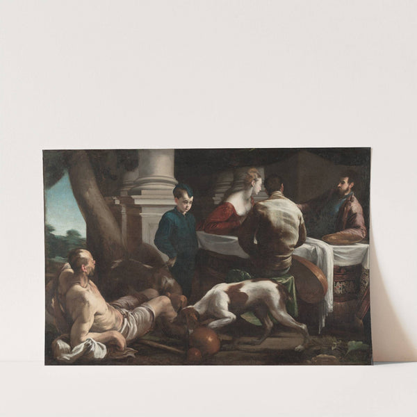 Lazarus and the Rich Man (c. 1550) by Jacopo Bassano