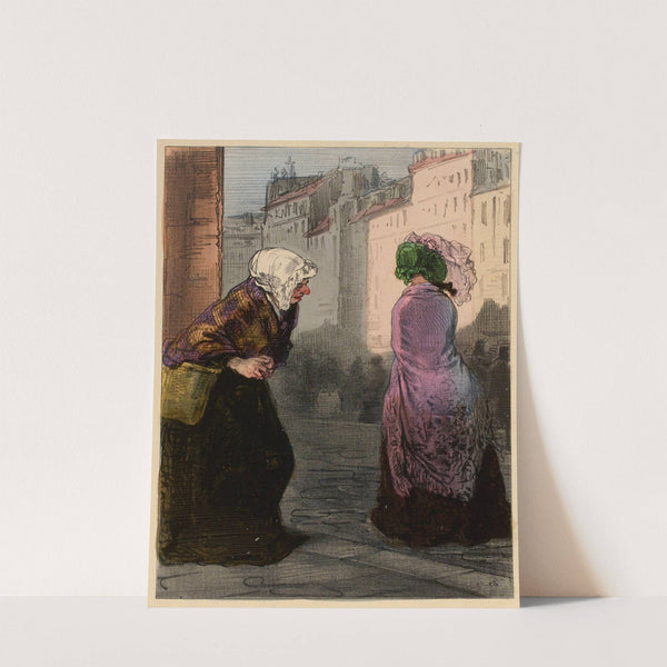 L’dessus, ben sûr Est p’us beau que l’dessous, mais c’est p’us cher by Paul Gavarni