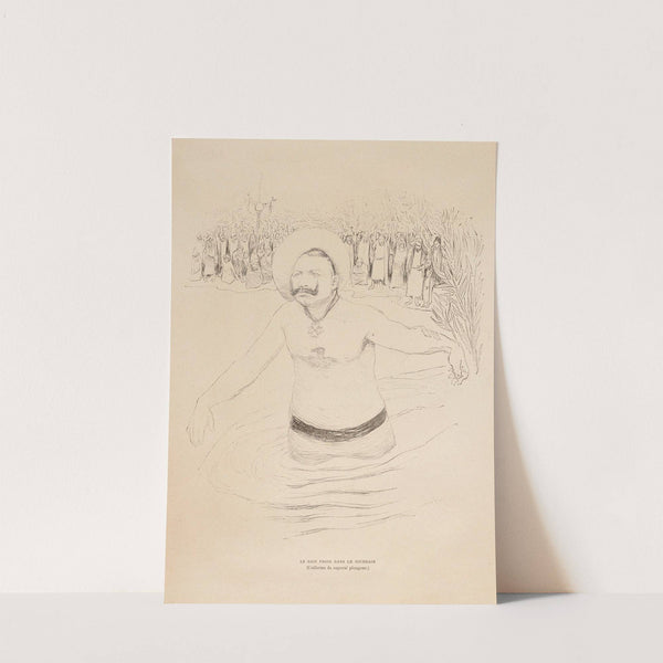 Le bain froid dans le Jourdain (1898) by Jean Veber