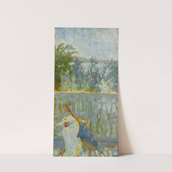 Le Balcon Et L'ombrelle by Pierre Bonnard