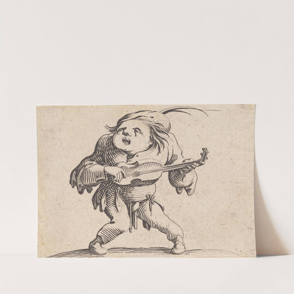Le bancal jouant de la guitar by Jacques Callot