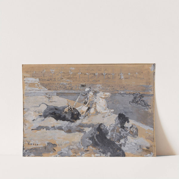 Le Banderillo à cheval by Daniel Urrabieta Vierge