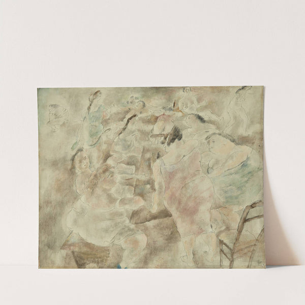 Le banquet des filles by Jules Pascin