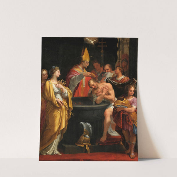 Le Baptême de Clovis by Jean Hélart