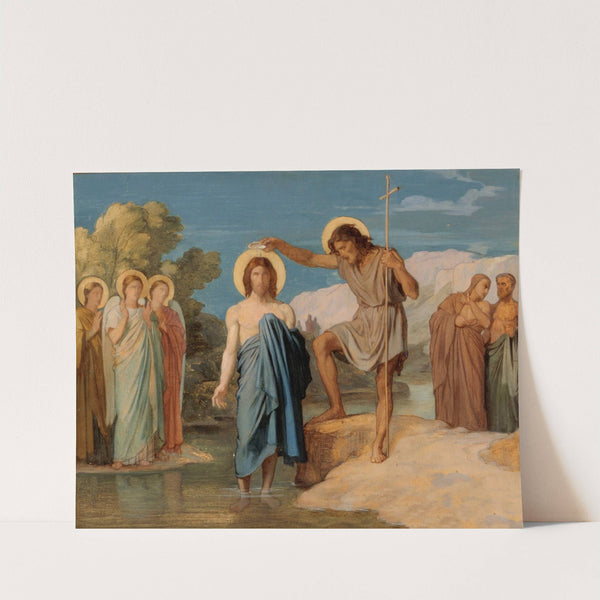 Le baptême du Christ by Jean-Hippolyte Flandrin