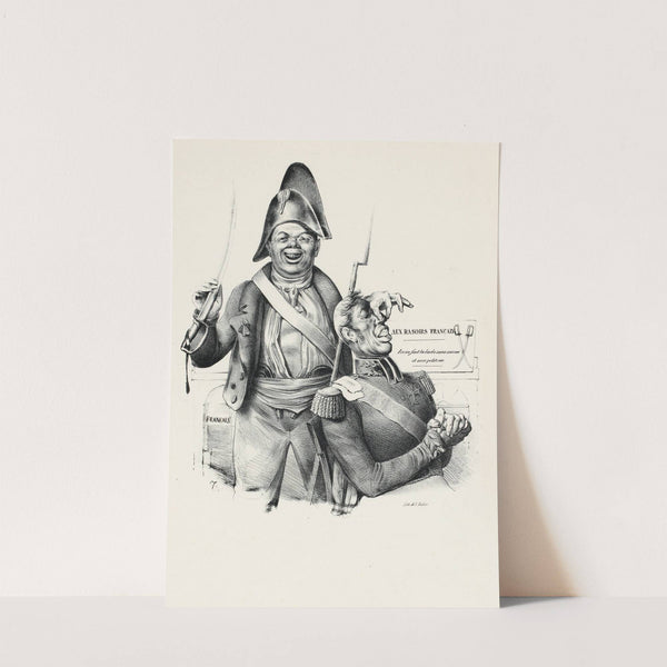 Le Barbier Parisien by Charles-Joseph Traviès de Villers