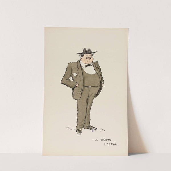 le baron Pascal (1900-1934) by Georges Goursat (Sem)