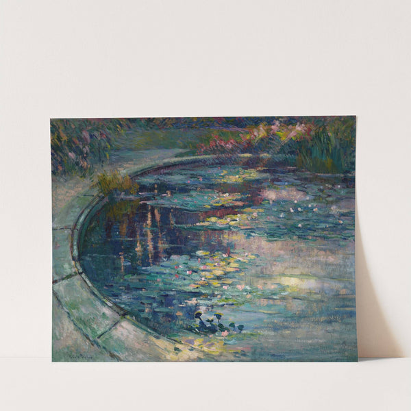 Le bassin aux nymphéas au jardin des plantes à Rouen by Robert Antoine Pinchon