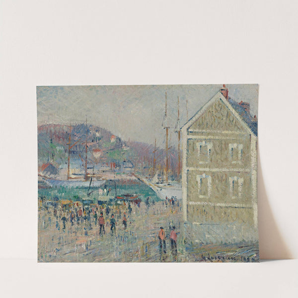 Le Bassin Berrigny, Fécamp by Gustave Loiseau