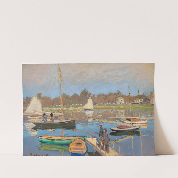 Le bassin d’Argenteuil (1874) by Claude Monet