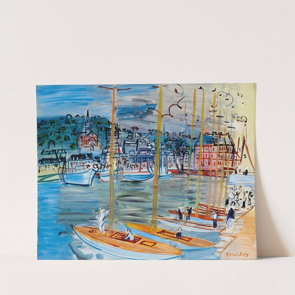 Le bassin de Deauville (1938) by Raoul Dufy