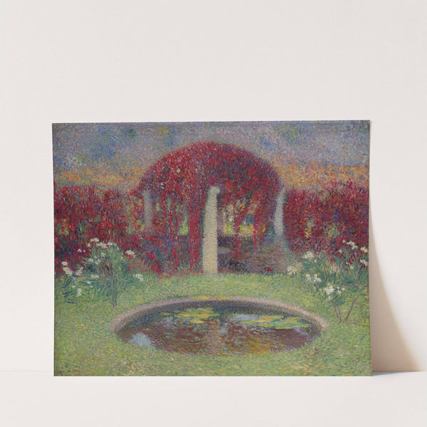 Le Bassin et le tonnelle (1910) by Henri Martin