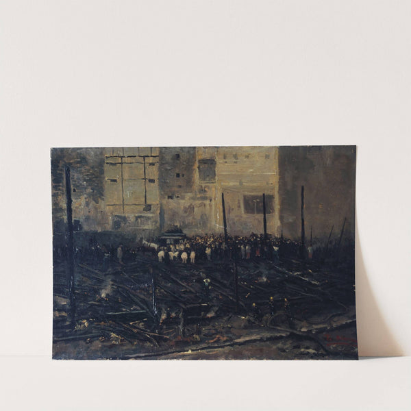 Le Bazar de la Charité après l'incendie du 4 juin 1897 by T. Bianco