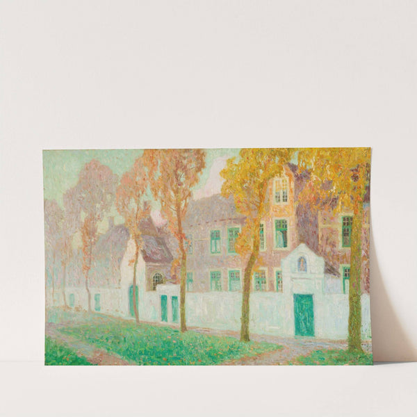 Le Béguinage À Bruges by Gustave De Smet
