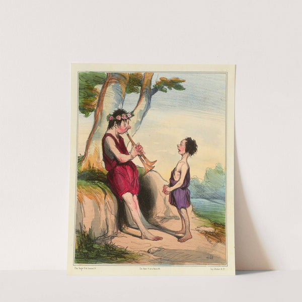 Le Berger de Virgile (1833) by Honoré Daumier