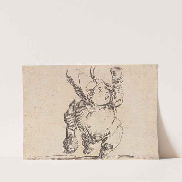 Le beveur vu de face by Jacques Callot