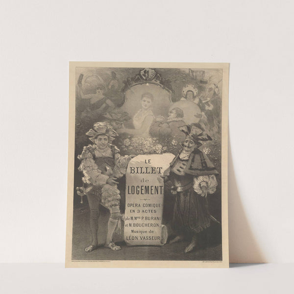 Le billet de logement. Opéra-comique en 3 actes de P. Burani et M. Boucheron (1879) by Imp. Lemercier & Cie