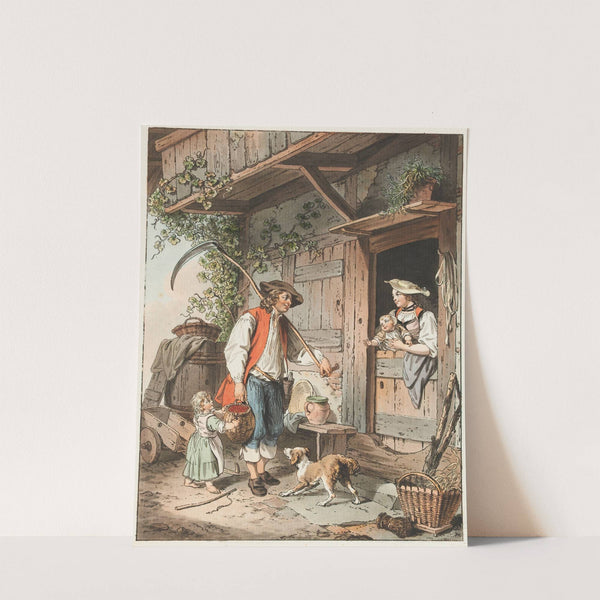 Le bon père (1778) by Sigmund Freudenberger