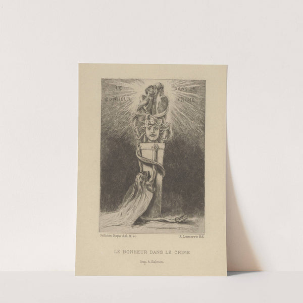 Le bonheur dans le crime (1886) by Félicien Rops