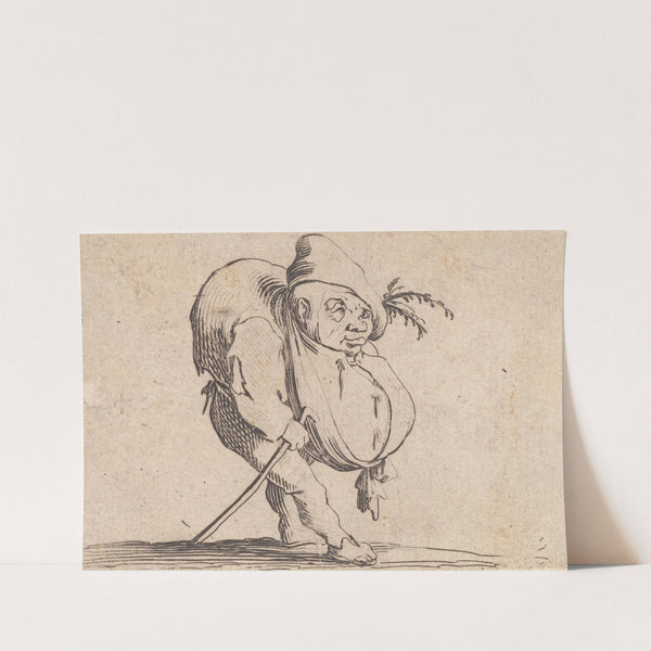 Le bossu a la canne by Jacques Callot