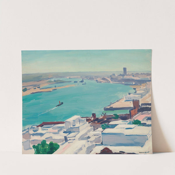 Le Bou-Regreg, Vu de la Casbah (1935) by Albert Marquet