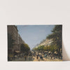 Le boulevard des Italiens by Edmond Grandjean