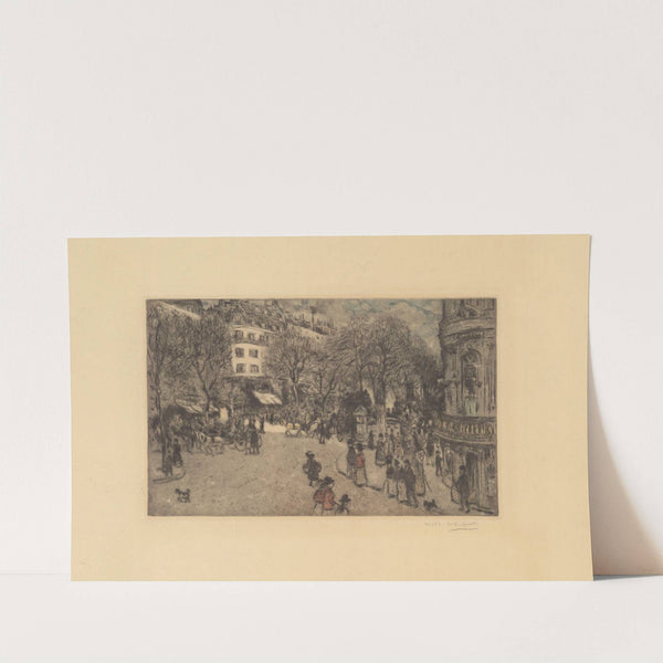 Le boulevard des Italiens (1908) by Jean François Raffaëlli