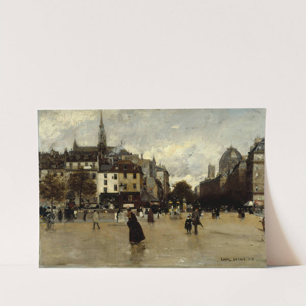 Le boulevard du Palais, vu de la place Saint-Michel by Luigi Loir