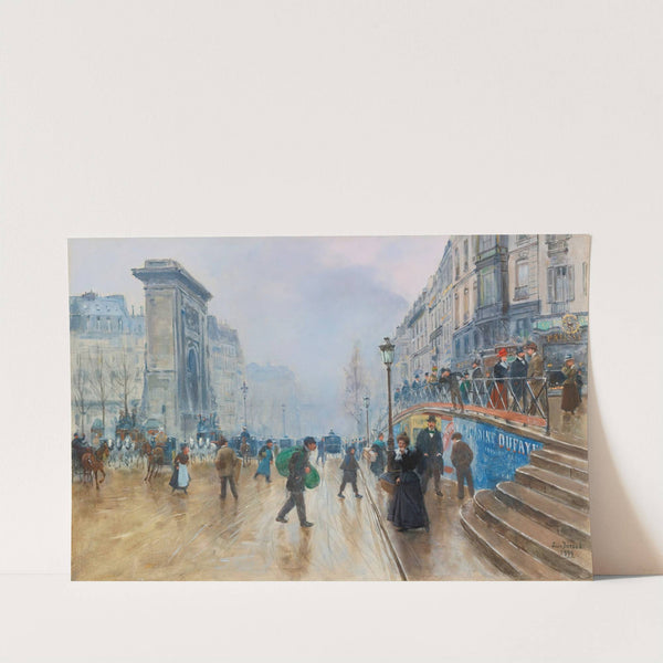 Le boulevard Saint-Denis à Paris (1899) by Jean Béraud