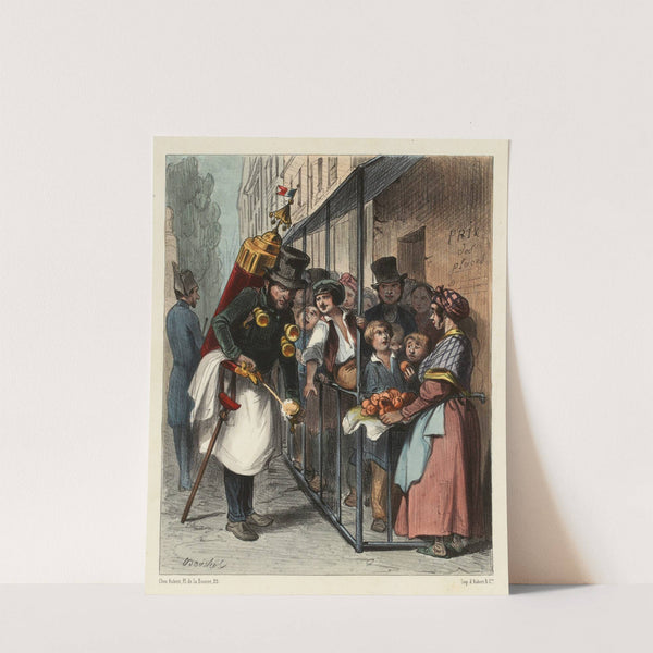 Le boulevard St Martin (1844) by Frédéric Bouchot