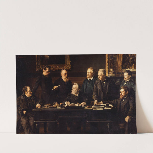 Le bureau du Conseil Municipal, en juillet 1883 by Félix Jobbe-Duval