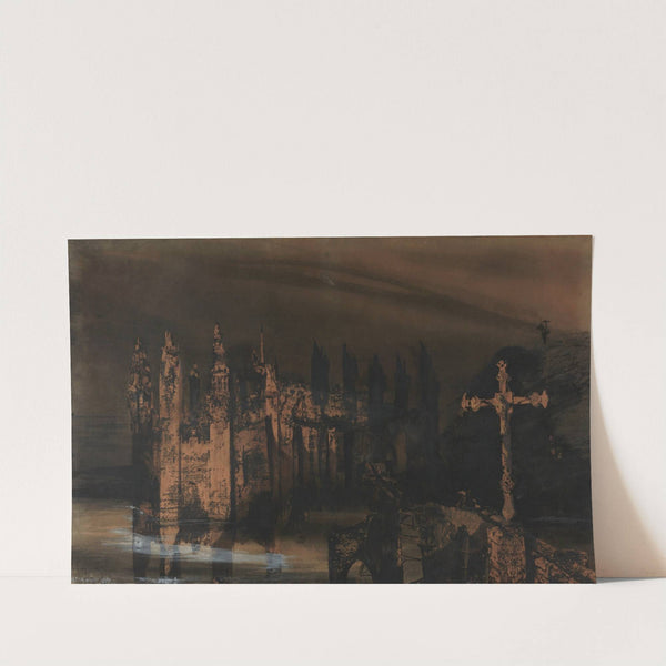 Le Burg à la Croix (1850) by Victor Hugo