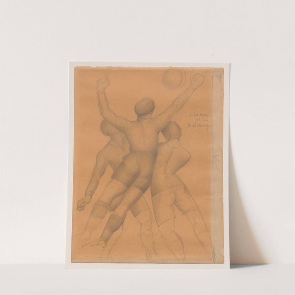 Le but dégagé (1922) by Ángel Zárraga