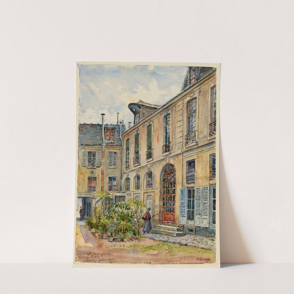 Le cabinet de physique du roi Louis XVI à Passy (1909) by Georges-Henri Manesse