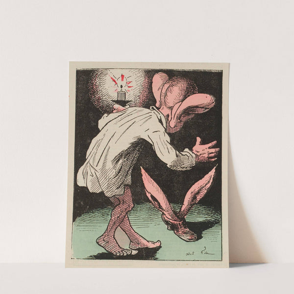 Le cadeau de Noël au petit by André Gill