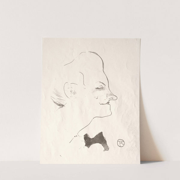 Le Café-concert; Yvette Guilbert (1893) by Henri de Toulouse-Lautrec