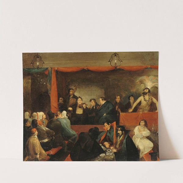 Le Café des Aveugles, au Palais-Royal. (1840) by Charles-Joseph Traviès de Villers