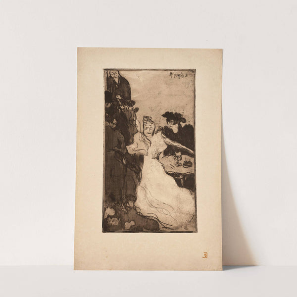 Le Café (The Café) (1893) by Armand Seguin