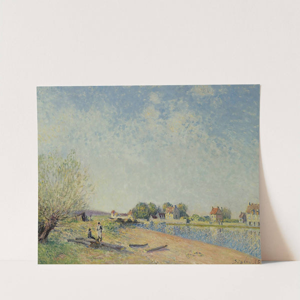 Le Canal Du Loing À Saint-Mammès (1885) by Alfred Sisley