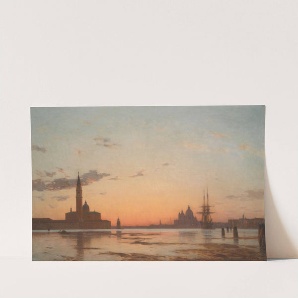 Le Canal San Marco, Au Crépuscule, Venise by Amédée Rosier