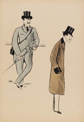 Le Capitaine Maurice Caillaud et M.Tracy