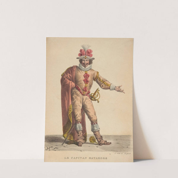 Le capitan Matamore (1821) by Hippolyte Lecomte