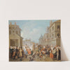 Le Carnaval des rues de Paris (1757) by Etienne Jeaurat