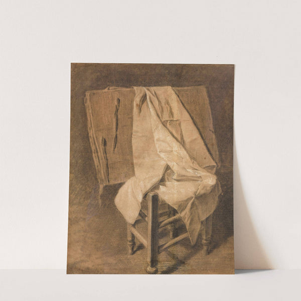 Le Carton à dessin, étude de draperie by Lié Louis Périn-Salbreux