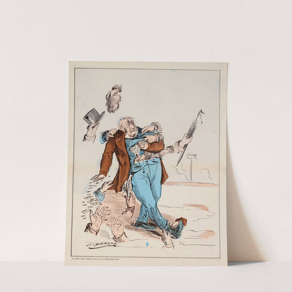 Le cauchemar du jour de l’an par H. Demare. La curée by Henri Demare