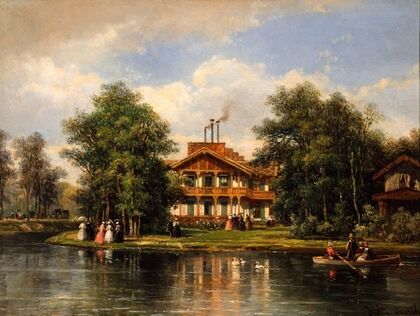 Le Chalet de la Porte-Jaune, au bois de Vincennes — size preview