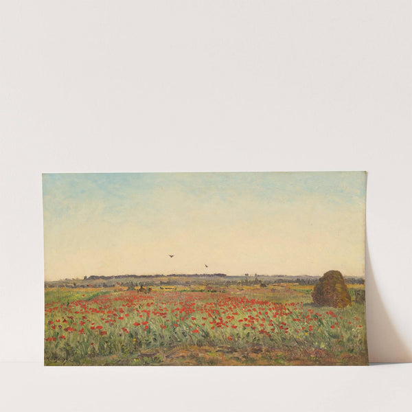Le champ de coquelicot by Hippolyte Camille Delpy