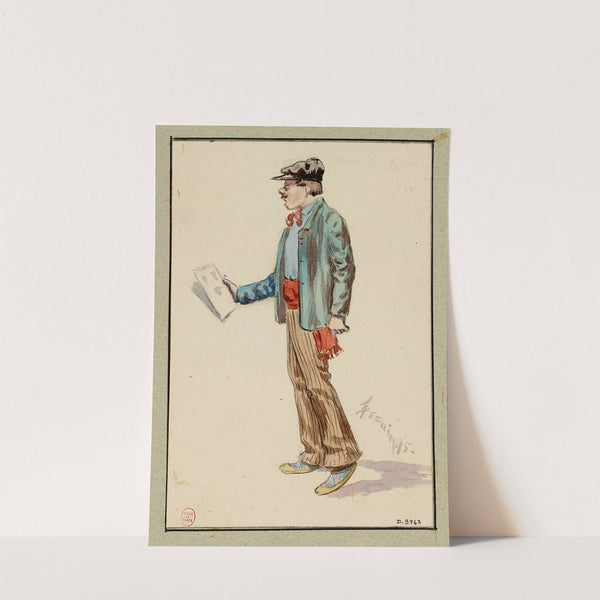 Le chanteur de complaintes politique (1895) by F. Séguin