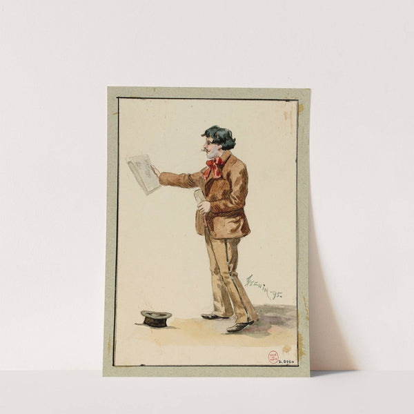 Le chanteur sentimental (1895) by F. Séguin